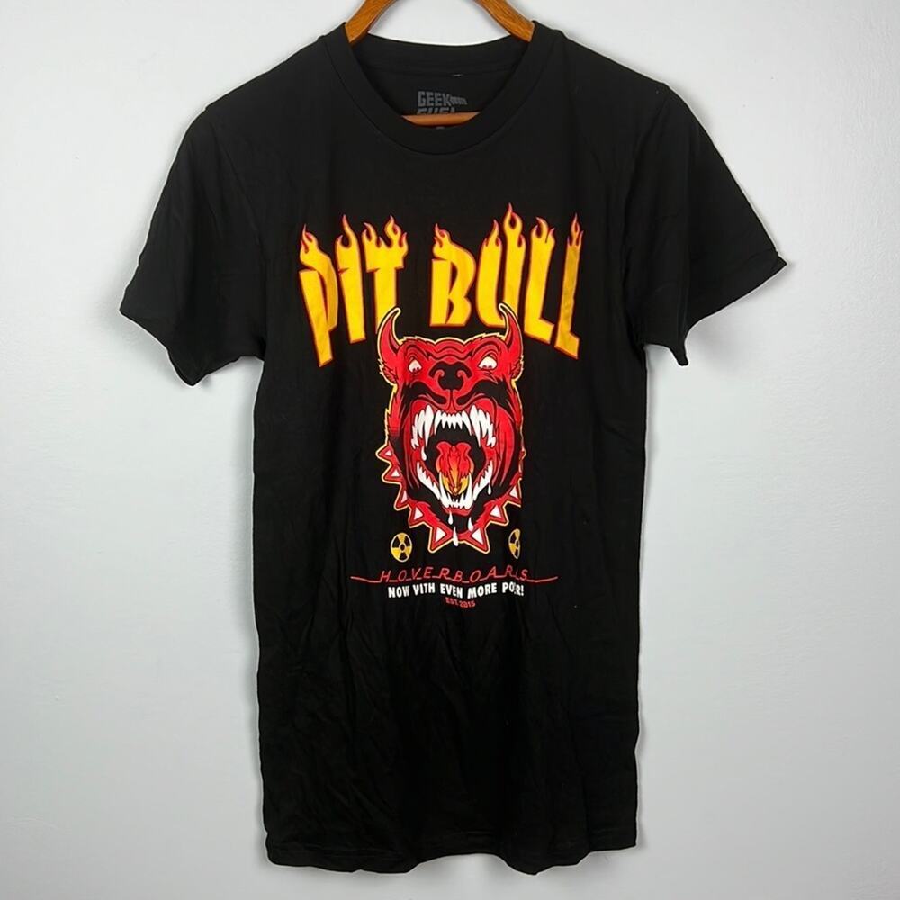 Pit Bull Hoverboards Back to the Future II Geek Fuel tee Size small